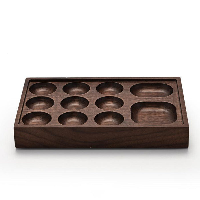 Stackable Walnut Wood Jewelry Display Tray