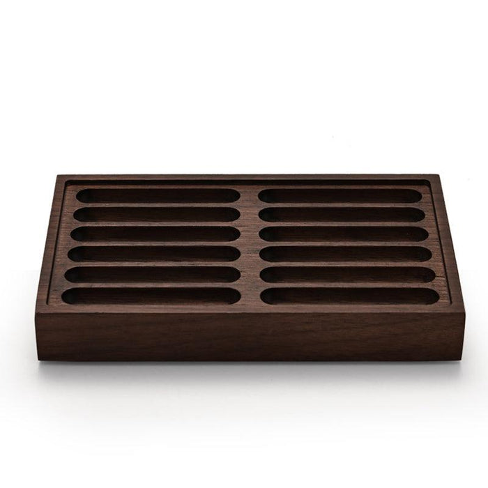 Stackable Walnut Wood Jewelry Display Tray