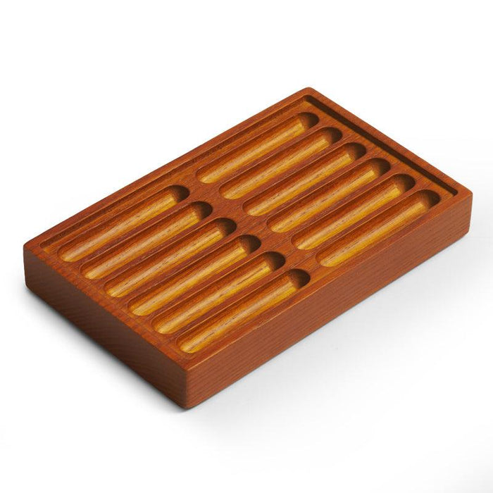 Stackable Ash Wood Jewelry Display Tray Organizer