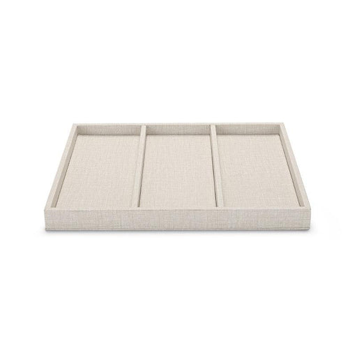 PU Leather 1:3 Compartment Jewelry Display Tray
