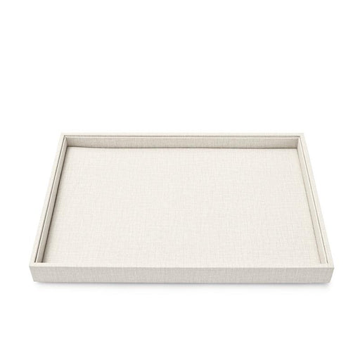 Stackable Style PU Leather Jewelry Display Tray