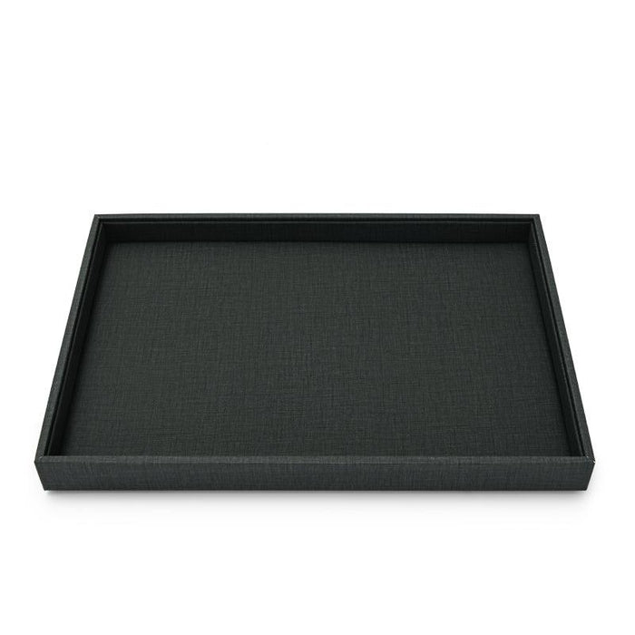 Stackable Style PU Leather Jewelry Display Tray