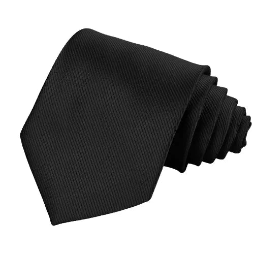 Mens Classic Plain Tie in 20 Elegant Colors