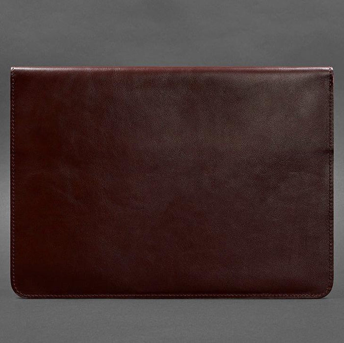 Leather Laptop Sleeve Cover For Apple MacBook Pro 15" With Magnets