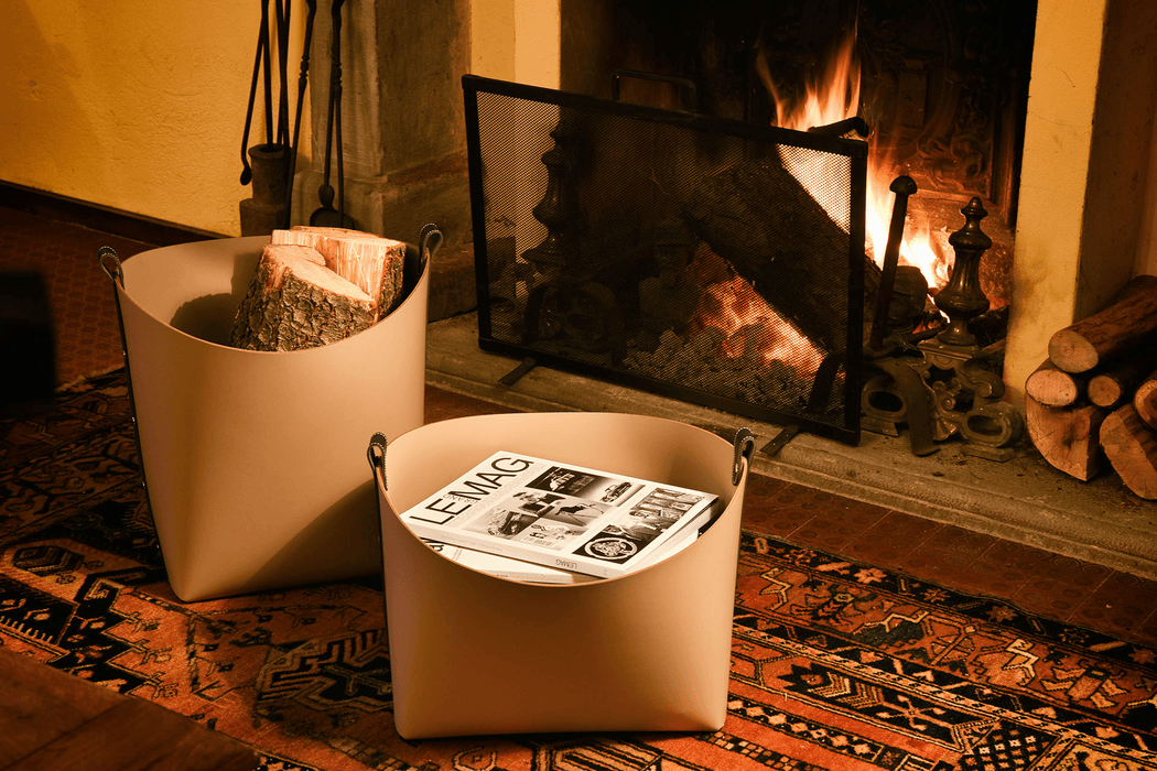 Unique Ovo Basket with Handle for Home Decor