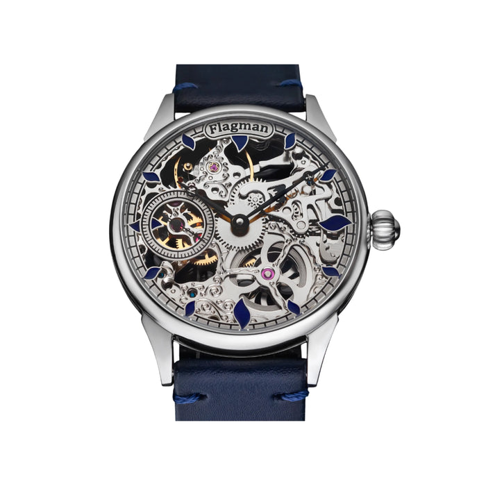 Fashionable Men's Steampunk Skeleton Mechanical Watch