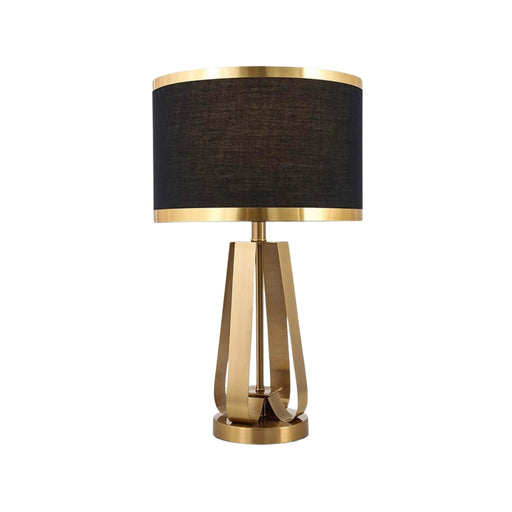 Black and Gold Table Lamp for Home and Office