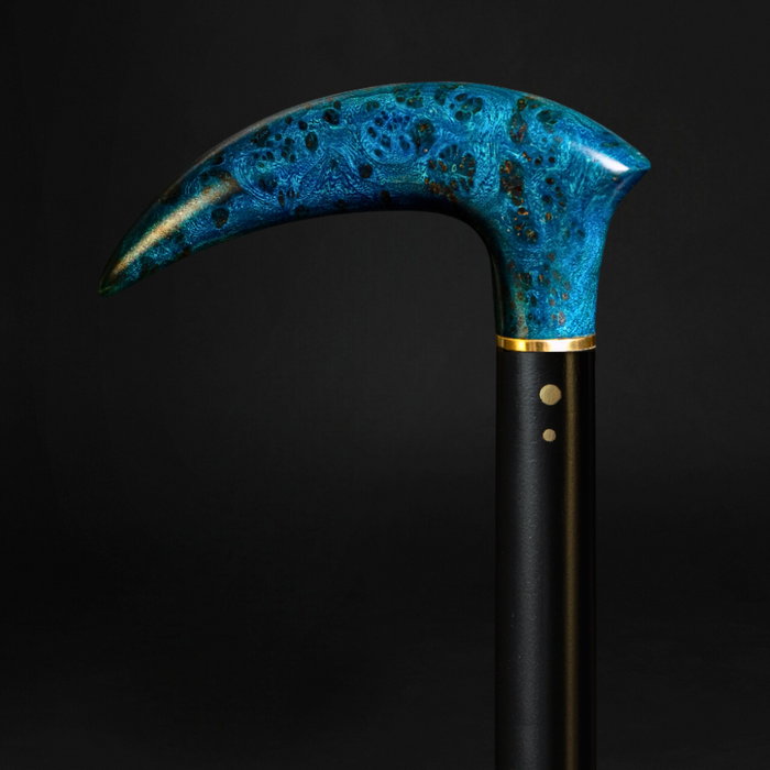 Fashionable Exotic Burl Wood Walking Stick – Artisan Handcrafted Cane