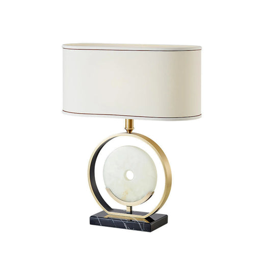 Circle Table Lamp: Contemporary Lighting Piece