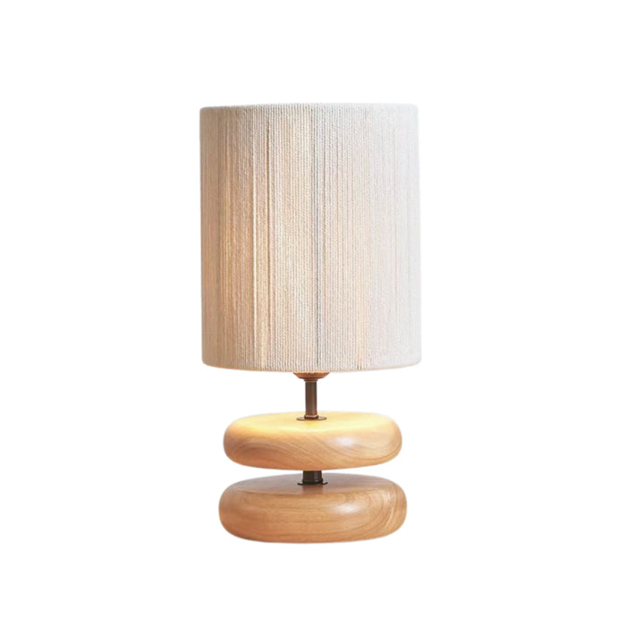 Contemporary Lighting Piece Wood Wave Desk Lamp