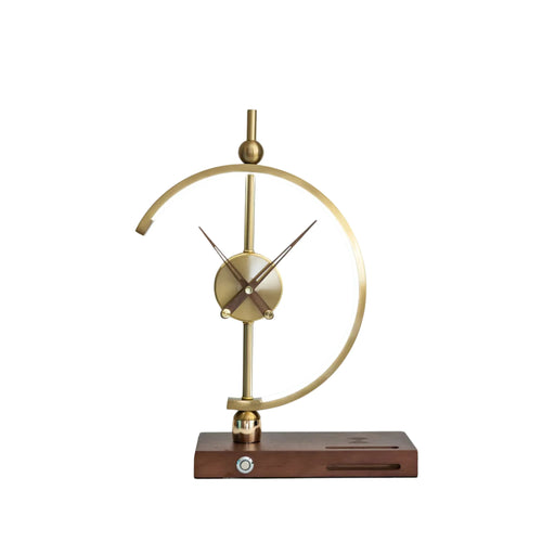 Designer Clock-Work Lamp with Wireless Charging