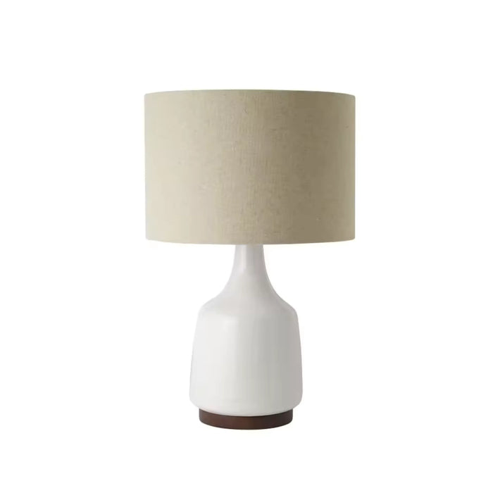 Elegant Handcrafted Ceramic Cove Table Lamp