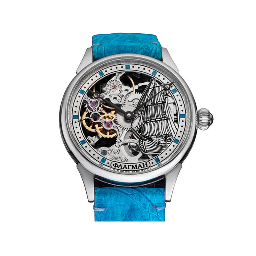 Handmade Skeleton Mechanical Watch – Custom Steampunk Design