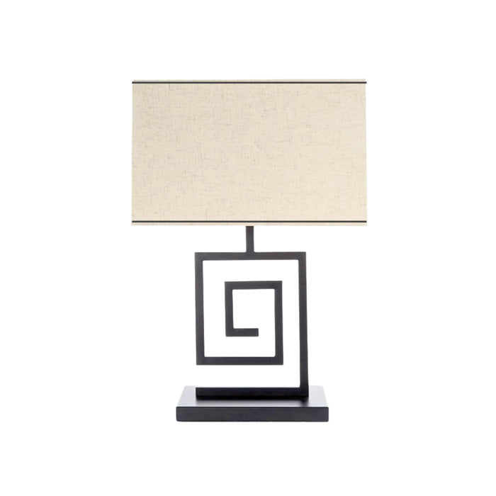Graceful Lighting Piece Spiral Elegance Table Lamp