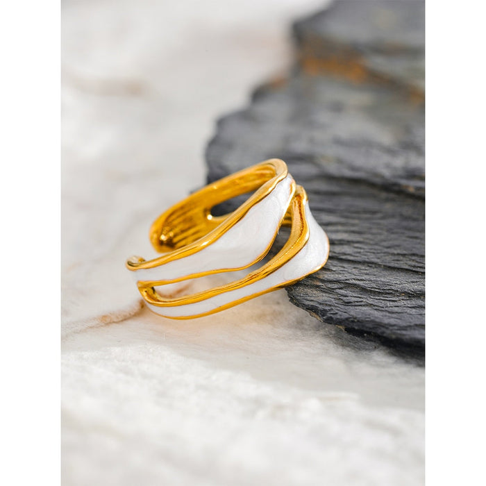 Elegant Luxury Golden Ring for Women