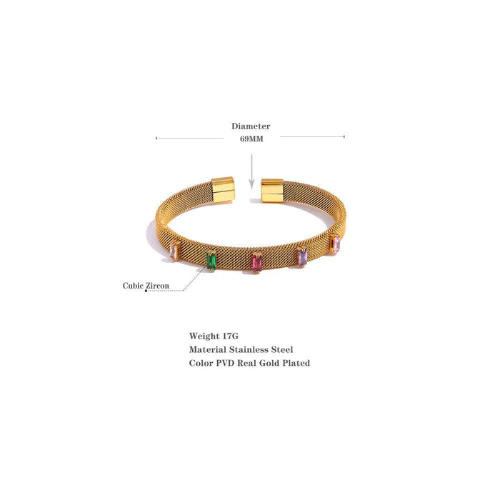 Fashionable Designer Bracelet with Crystals