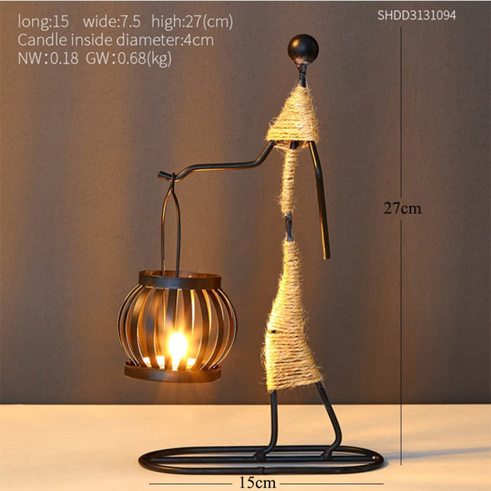 Exclusive Elegant Vintage Design Tea Light Holder