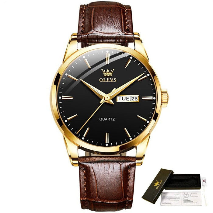 VALDIX® Elegant Leather Men's Watch Waterproof