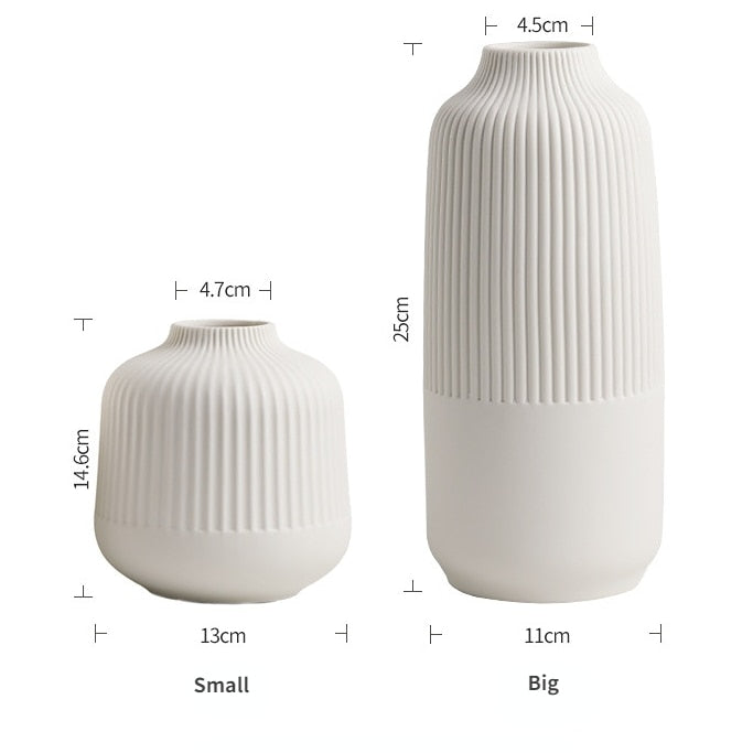 TALIA Minimalist Sculptural Flower Vases