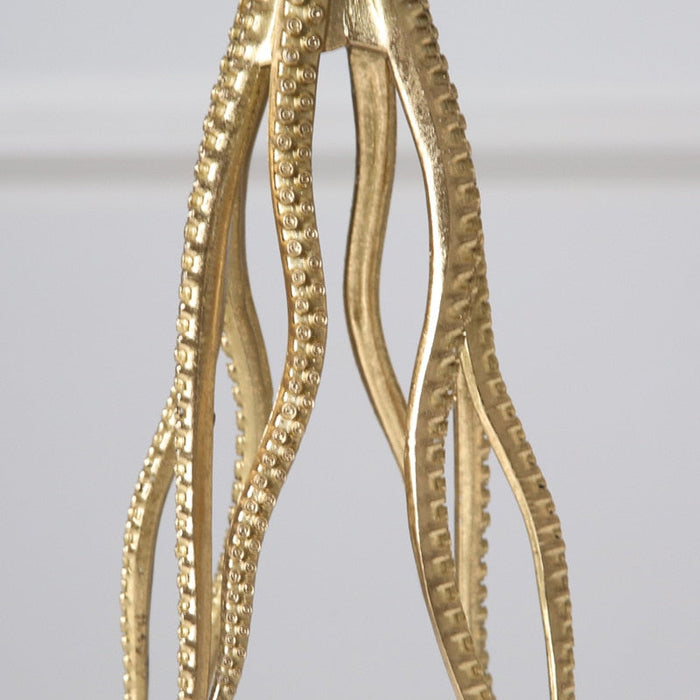 Elegant Octopus Shell Fragment Resin Sculpture