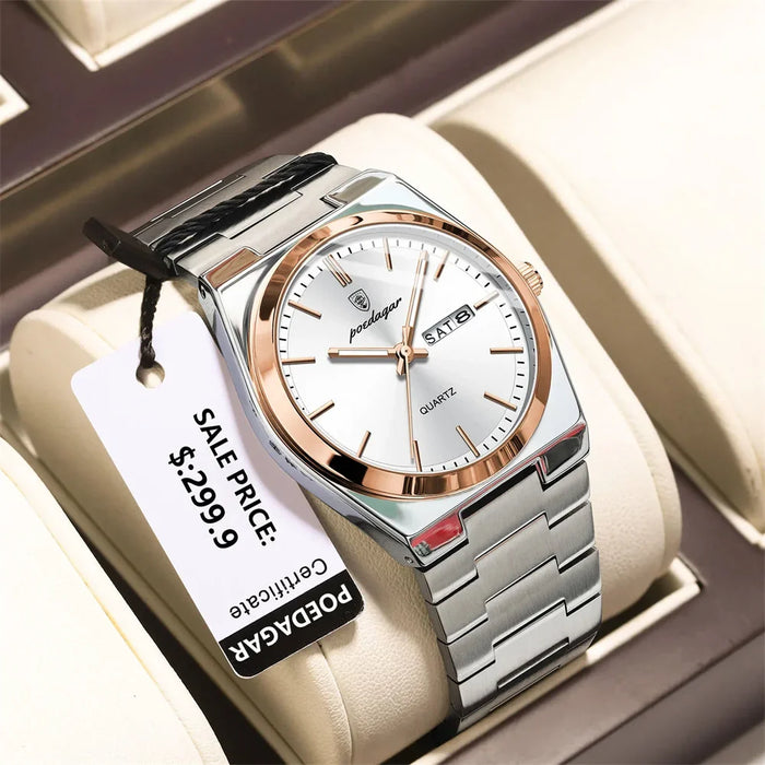 ELMORA® Luxury Elegant Day Date Watch