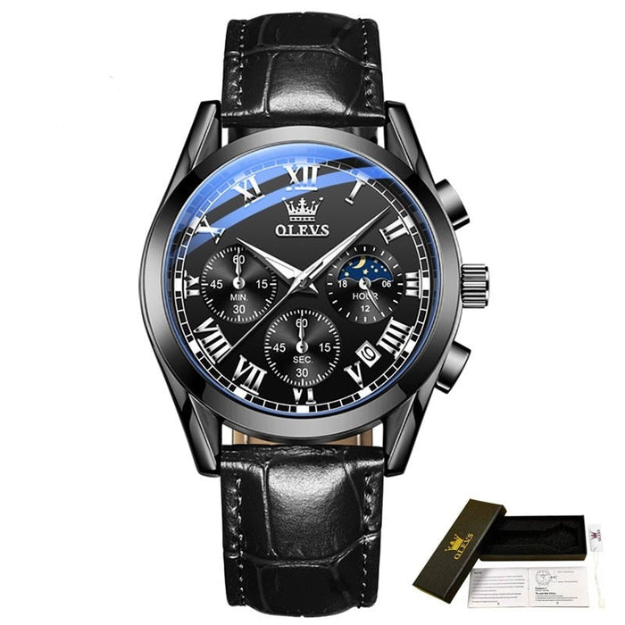 VALDIX® Elegant Leather Men's Watch Waterproof