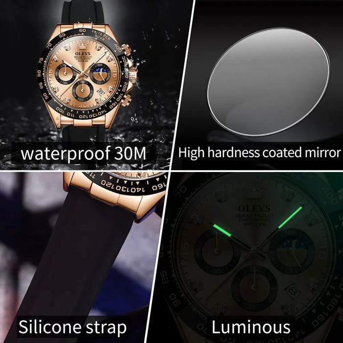 AELON® Luxury Designer Men Watch Quartz