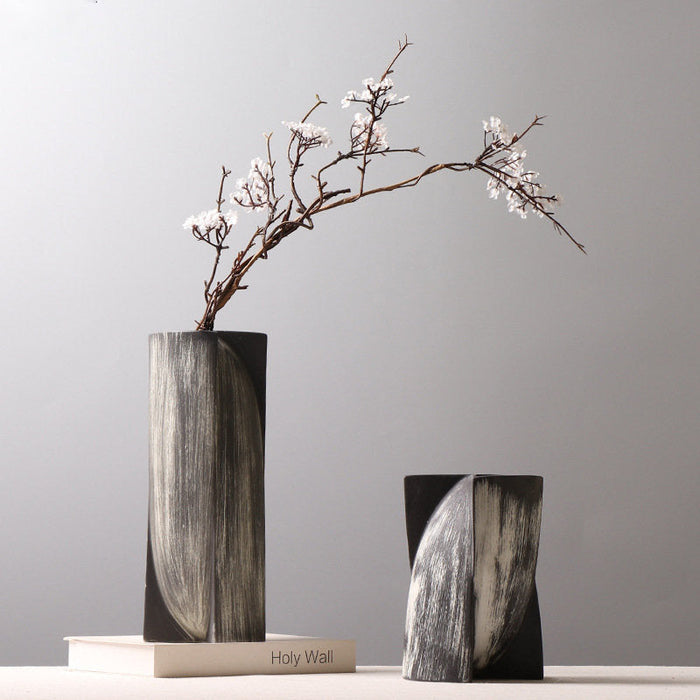 OREO Abstract Ceramic Vase Flower Pot