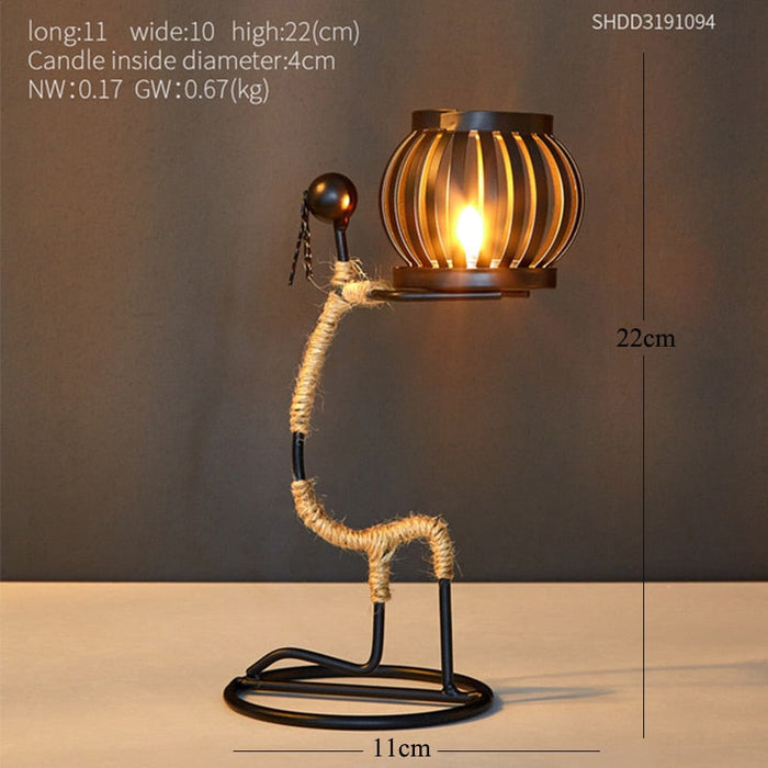 Exclusive Elegant Vintage Design Tea Light Holder