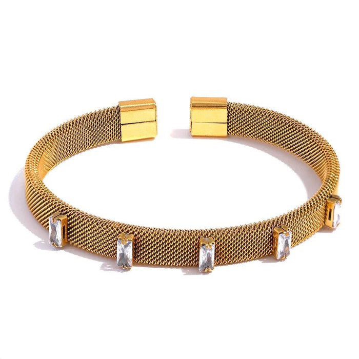 Fashionable Designer Bracelet with Crystals