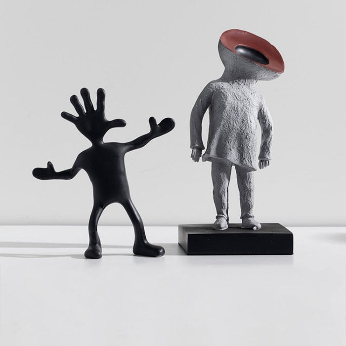Scandinavian Minimalist Abstract Resin Statue