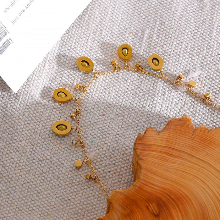 Unique Necklace with Colorful Crystals