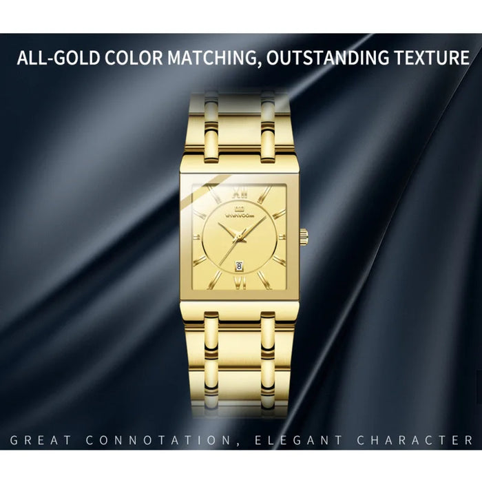 SALVIO® Designer Men Luxury Square Dial