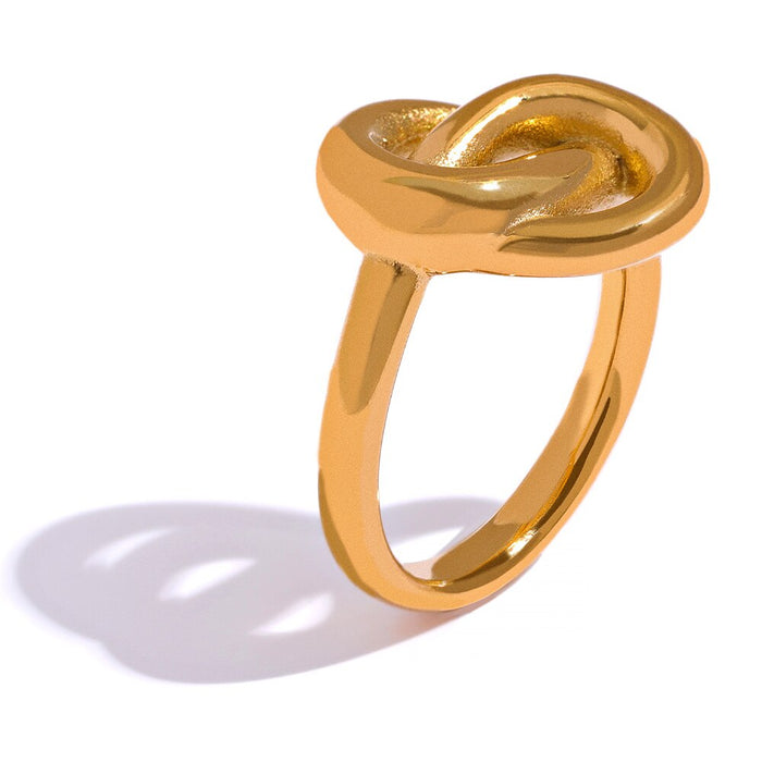 Modern Minimalistic Design Golden Ring