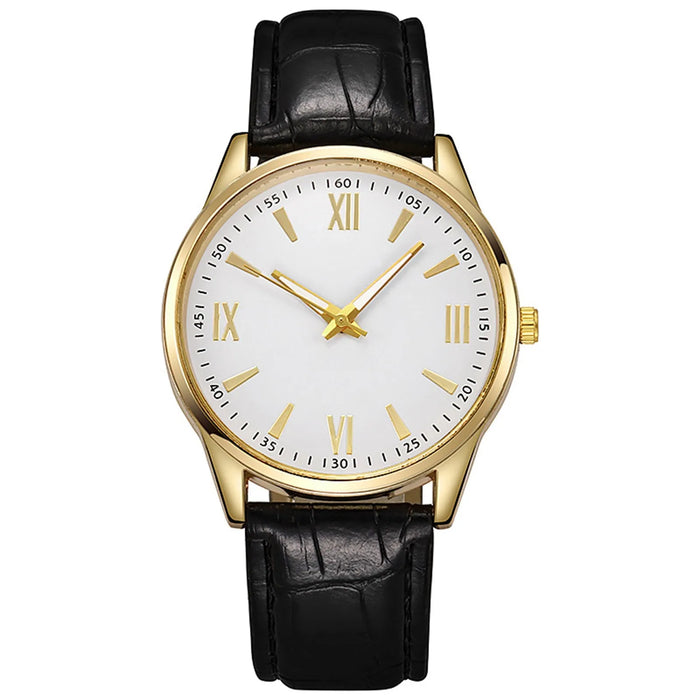 Elegant Minimalist Leather Watch for Men