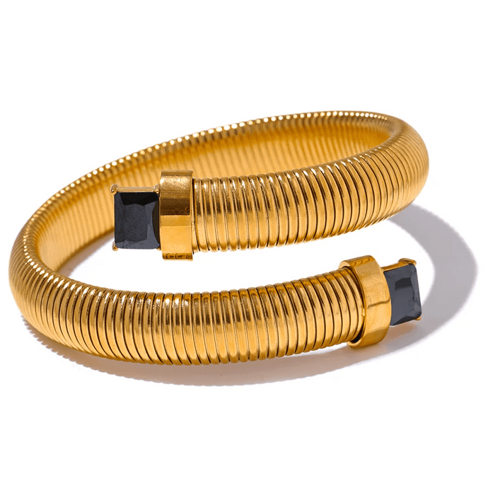 Designer Round Bracelet with Crystals