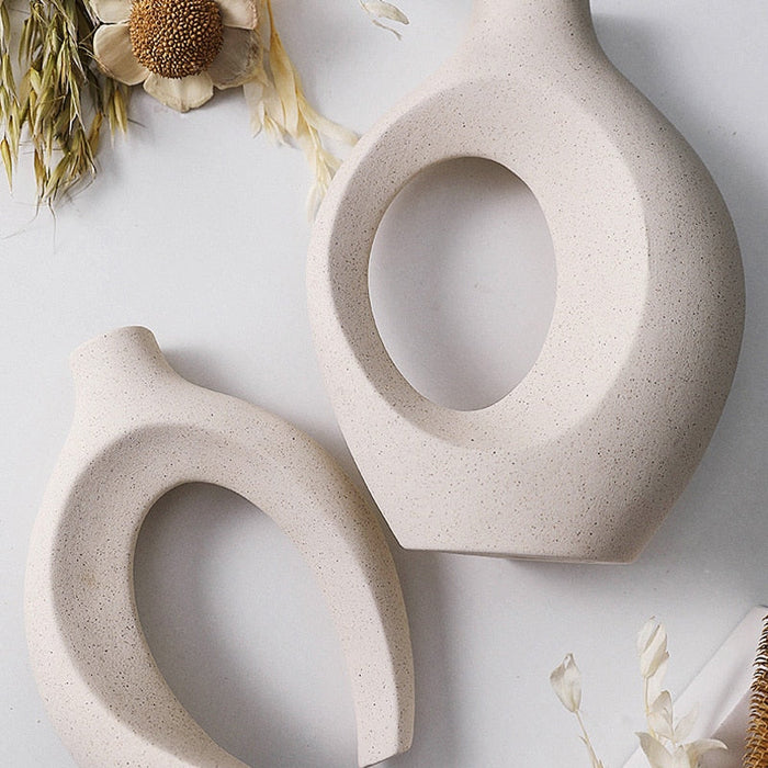 GEMELLI 2Pcs/Set Ceramic Embrace Vases
