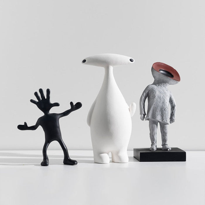 Scandinavian Minimalist Abstract Resin Statue