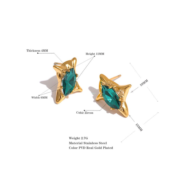 Luxury Design Earrings with Crystals