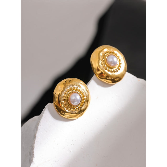Vintage Pearl Design Earrings