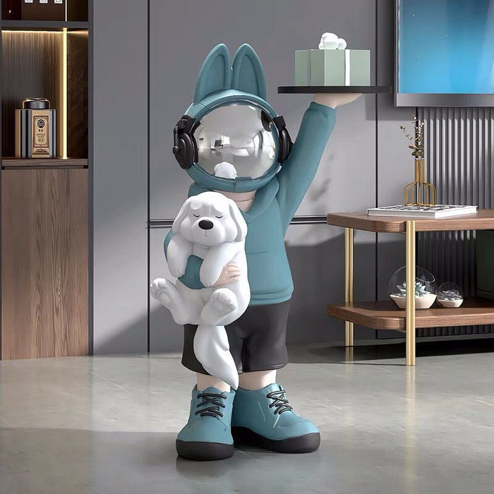 Northern European Style Decorative Tray Statue