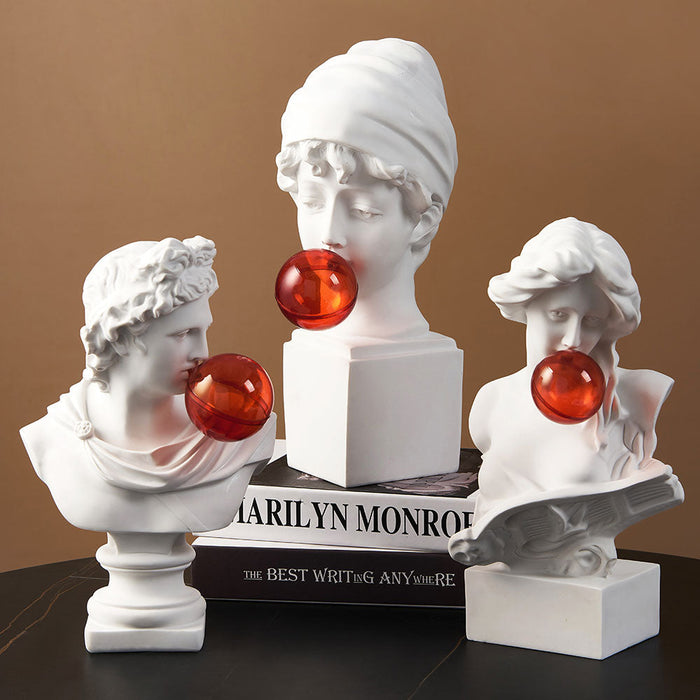 Classic Greek Figures Decorative Resin Statue