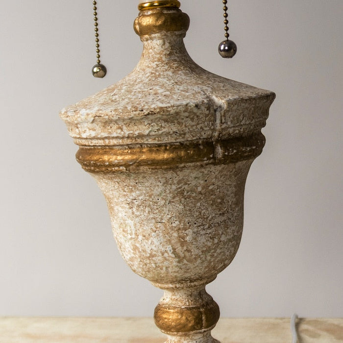 Luxury Retro Design Beige Table Lamp for Home