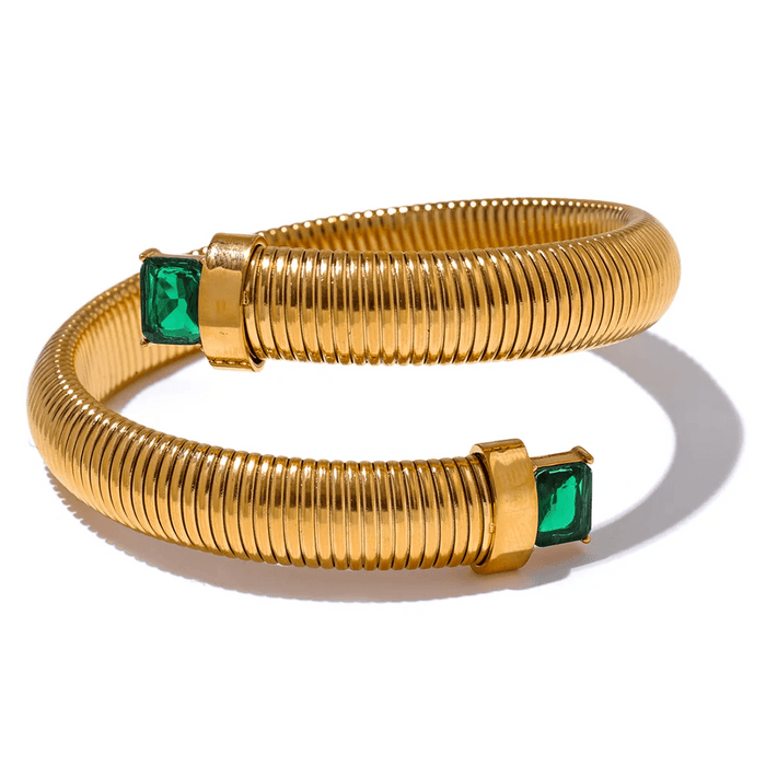 Designer Round Bracelet with Crystals