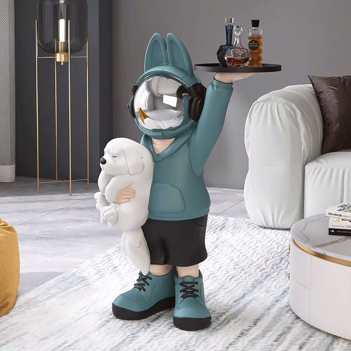 Northern European Style Decorative Tray Statue