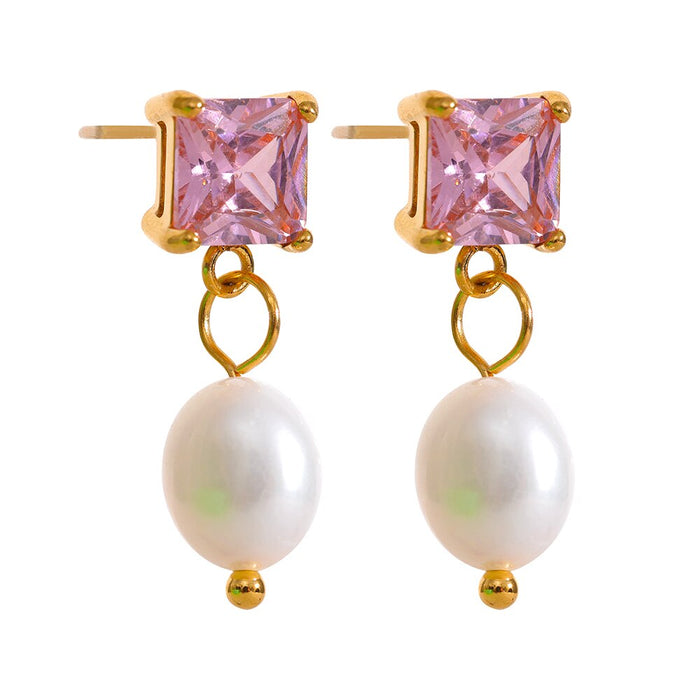 Unique Earrings with Crystals and Pearls