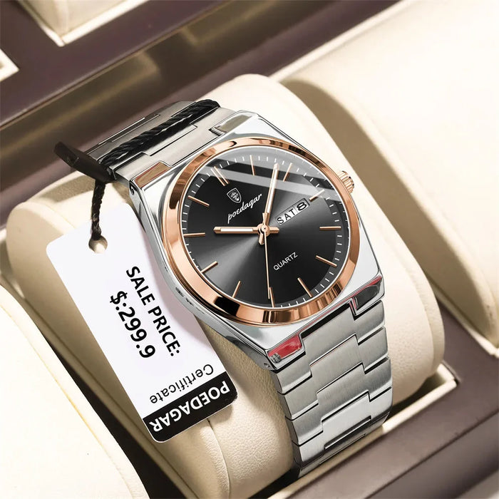 ELMORA® Luxury Elegant Day Date Watch