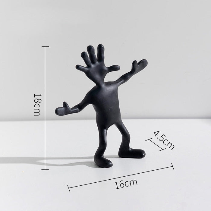 Scandinavian Minimalist Abstract Resin Statue