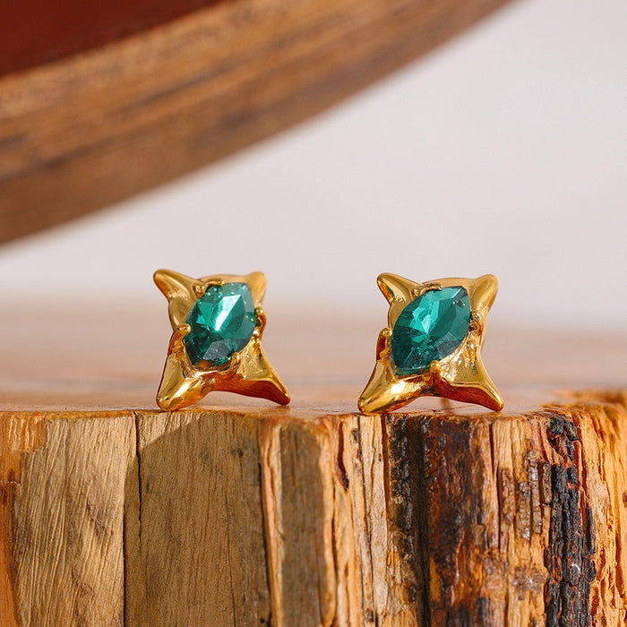 Luxury Design Earrings with Crystals