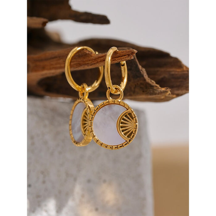 Moon Design Earrings